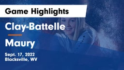 Clay-Battelle  vs Maury Game Highlights - Sept. 17, 2022