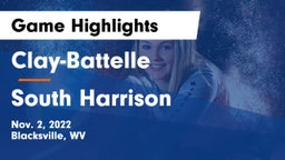 Clay-Battelle  vs South Harrison Game Highlights - Nov. 2, 2022