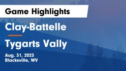 Clay-Battelle  vs Tygarts Vally  Game Highlights - Aug. 31, 2023