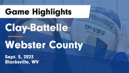 Clay-Battelle  vs Webster County  Game Highlights - Sept. 5, 2023