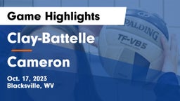 Clay-Battelle  vs Cameron Game Highlights - Oct. 17, 2023