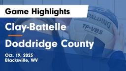Clay-Battelle  vs Doddridge County  Game Highlights - Oct. 19, 2023