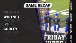 Recap: Whitney  vs. Godley  2016