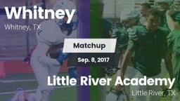 Matchup: Whitney  vs. Little River Academy  2017