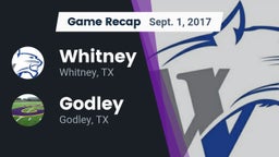 Recap: Whitney  vs. Godley  2017