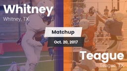 Matchup: Whitney  vs. Teague  2017