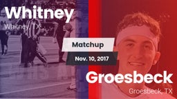 Matchup: Whitney  vs. Groesbeck  2017