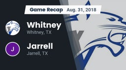 Recap: Whitney  vs. Jarrell  2018