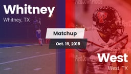 Matchup: Whitney  vs. West  2018