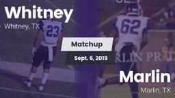 Matchup: Whitney  vs. Marlin  2019