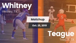 Matchup: Whitney  vs. Teague  2019