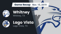 Recap: Whitney  vs. Lago Vista  2019