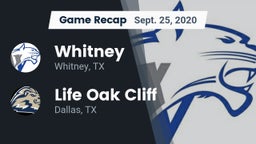 Recap: Whitney  vs. Life Oak Cliff  2020