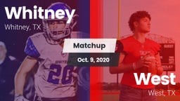 Matchup: Whitney  vs. West  2020