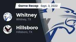 Recap: Whitney  vs. Hillsboro  2022