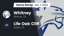 Recap: Whitney  vs. Life Oak Cliff  2022