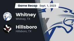Recap: Whitney  vs. Hillsboro  2023
