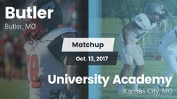 Matchup: Butler  vs. University Academy 2016