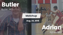 Matchup: Butler  vs. Adrian  2018