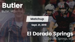 Matchup: Butler  vs. El Dorado Springs  2018