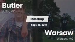 Matchup: Butler  vs. Warsaw  2018