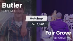 Matchup: Butler  vs. Fair Grove  2018