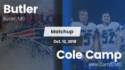 Matchup: Butler  vs. Cole Camp  2018