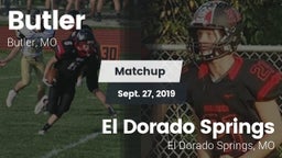 Matchup: Butler  vs. El Dorado Springs  2019