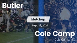 Matchup: Butler  vs. Cole Camp  2020