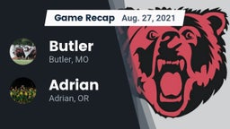 Recap: Butler  vs. Adrian  2021