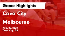 Cave City  vs Melbourne  Game Highlights - Aug. 25, 2022
