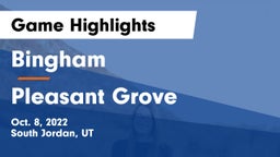 Bingham  vs Pleasant Grove  Game Highlights - Oct. 8, 2022