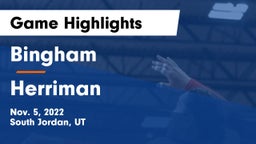 Bingham  vs Herriman  Game Highlights - Nov. 5, 2022