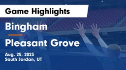 Bingham  vs Pleasant Grove  Game Highlights - Aug. 25, 2023