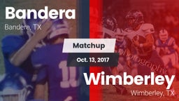 Matchup: Bandera  vs. Wimberley  2017