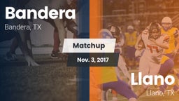 Matchup: Bandera  vs. Llano  2017