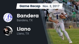 Recap: Bandera  vs. Llano  2017