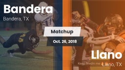 Matchup: Bandera  vs. Llano  2018