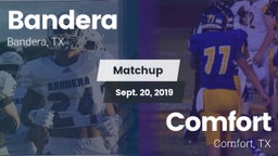 Matchup: Bandera  vs. Comfort  2019