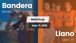 Matchup: Bandera  vs. Llano  2020