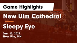New Ulm Cathedral  vs Sleepy Eye  Game Highlights - Jan. 13, 2022