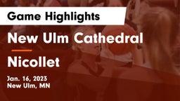 New Ulm Cathedral  vs Nicollet  Game Highlights - Jan. 16, 2023