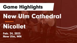 New Ulm Cathedral  vs Nicollet  Game Highlights - Feb. 24, 2023