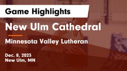 New Ulm Cathedral  vs Minnesota Valley Lutheran  Game Highlights - Dec. 8, 2023