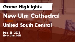 New Ulm Cathedral  vs United South Central  Game Highlights - Dec. 28, 2023