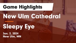 New Ulm Cathedral  vs Sleepy Eye  Game Highlights - Jan. 2, 2024