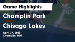 Champlin Park  vs Chisago Lakes  Game Highlights - April 27, 2023