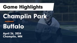 Champlin Park  vs Buffalo  Game Highlights - April 26, 2024