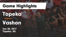 Topeka  vs Vashon  Game Highlights - Jan 20, 2017