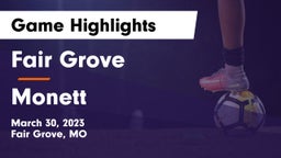 Fair Grove  vs Monett  Game Highlights - March 30, 2023